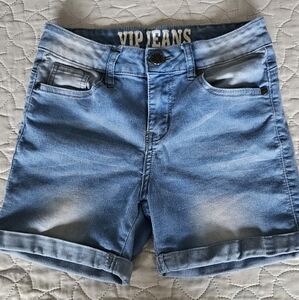 VIP Juniors Denim Stretch Shorts